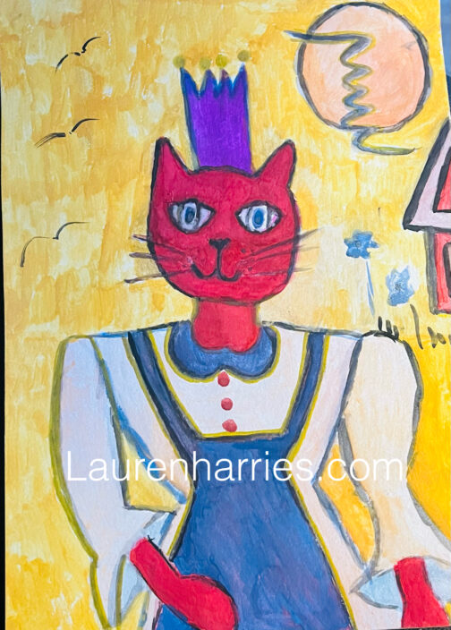 Lady Red cat