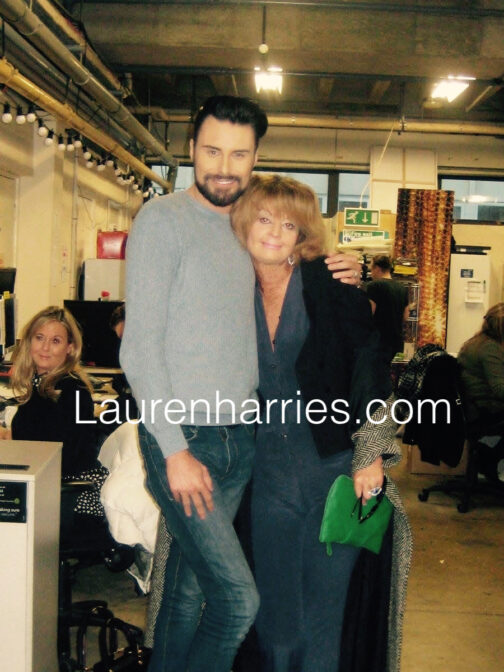 Huggy Rylan atthe CBB studio signed L CH