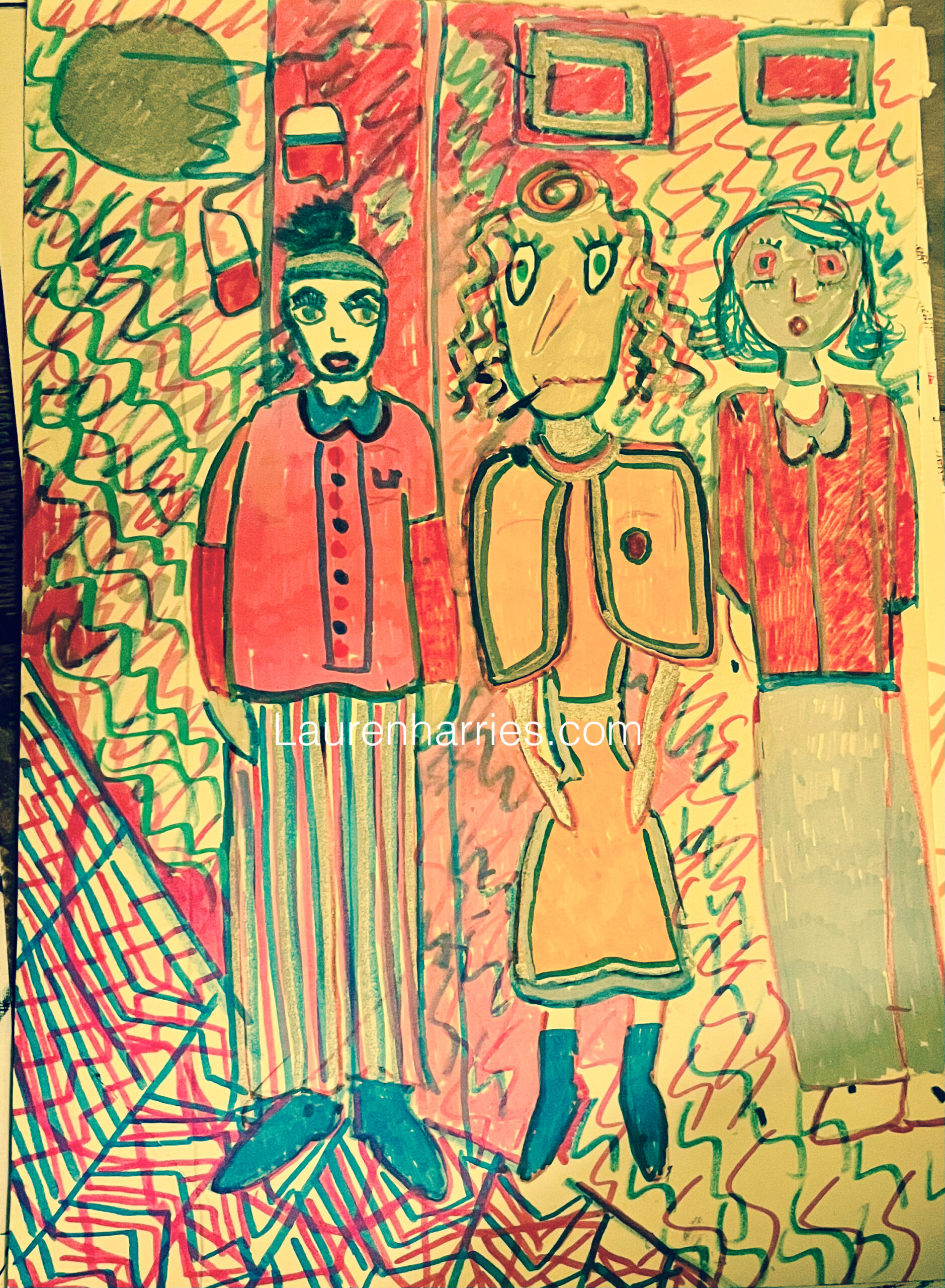 The next shift watercolour A3 watercolour art hospital inspired