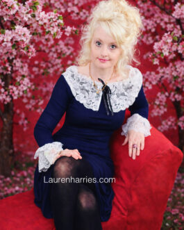 Lauren harries signed photo includes a card with personal message