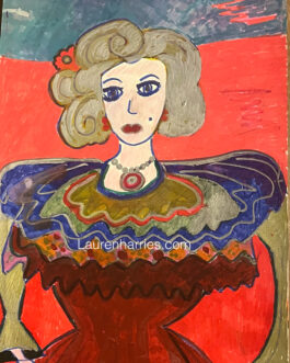 Becoming Marilyn Mixed media