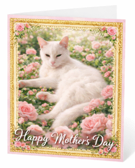 Snow Mother’s Day card