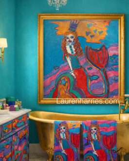 The Queen of the crimson tide print 1st edition signed LCH in pen