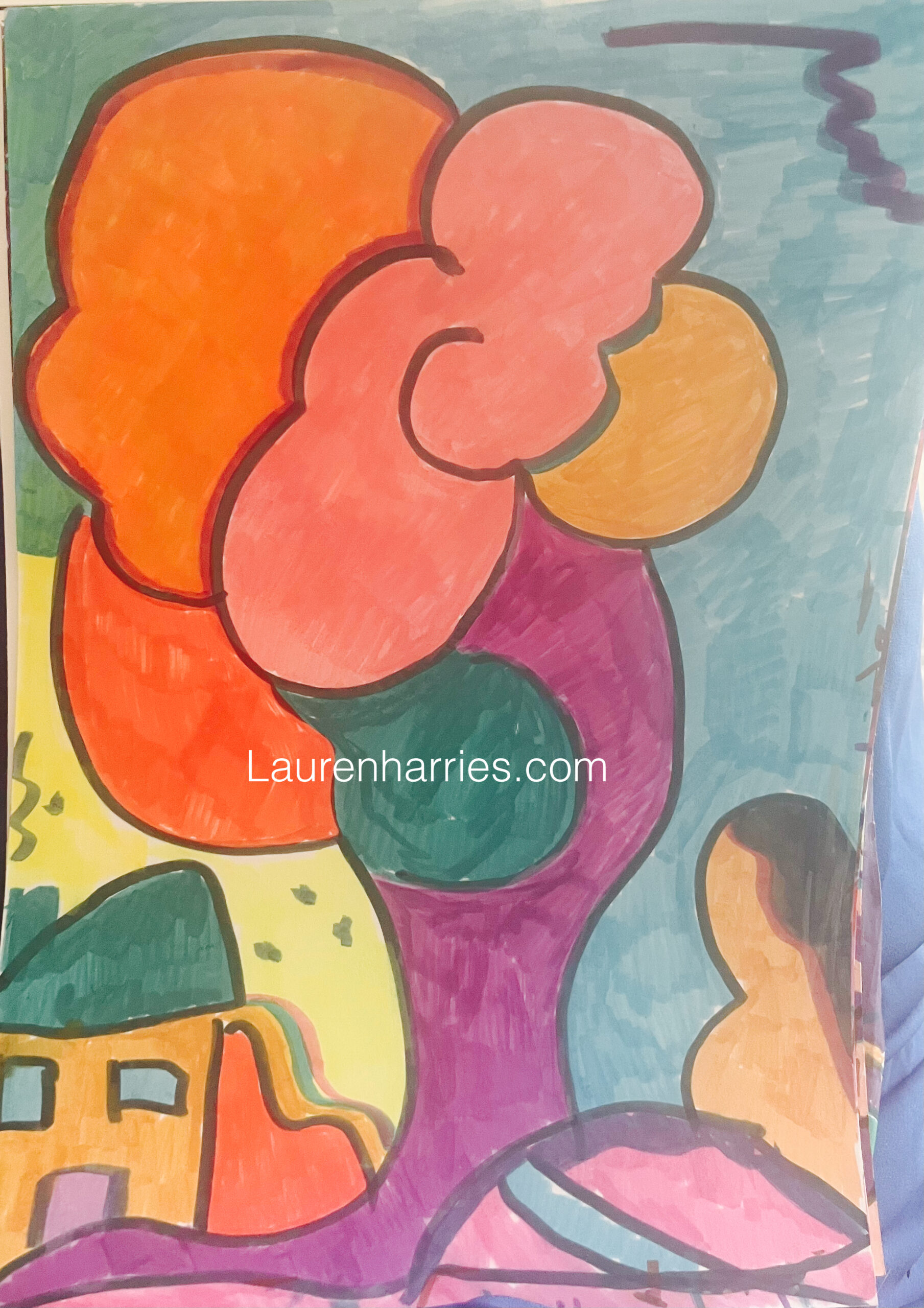 The tree of dreams watercolour